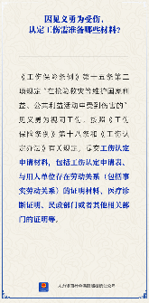 见义勇为受伤如何认定工伤所需材料全攻略(图1)