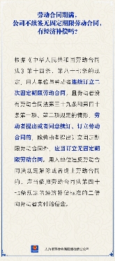 劳动合同期满不续签无固定期限合同有补偿吗(图1)