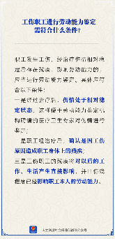 【人社日课】进行劳动能力鉴定需符合哪些条件？(图1)