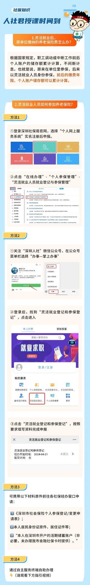 灵活就业养老保险与单位参保是否可衔接？(图1)