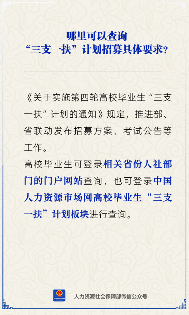 三支一扶招募要求查询方式及官方渠道(图3)