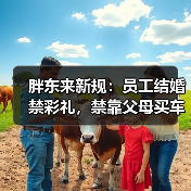 胖东来新规:员工结婚禁彩礼,禁靠父母买车买房(图1) 胖东来新规:员工结婚禁彩礼,禁靠父母买车买房(图1)