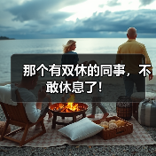那个有双休的同事，不敢休息了！（图4）