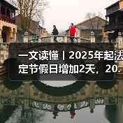 一文读懂丨2025年起法定节假日增加2天,20.83和21.75会发生变化吗?(图1) 一文读懂丨2025年起法定节假日增加2天,20.83和21.75会发生变化吗?(图1)