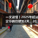 一文读懂丨2025年起法定节假日增加2天,20.83和21.75会发生变化吗?(图3) 一文读懂丨2025年起法定节假日增加2天,20.83和21.75会发生变化吗?(图3)
