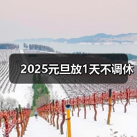 2025元旦放1天不调休(图2) 2025元旦放1天不调休(图2)