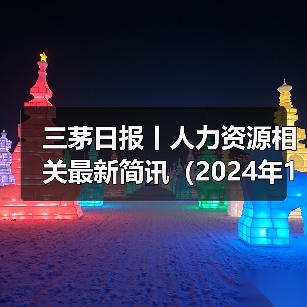 三茅日报丨人力资源相关最新简讯(2024年12月16日)(图4) 三茅日报丨人力资源相关最新简讯(2024年12月16日)(图4)