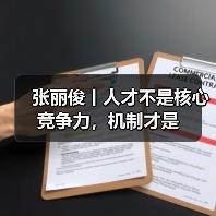 张丽俊丨人才不是核心竞争力，机制才是（图4）