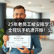 25年老员工被安排学习全程玩手机遭开除！公司赔98.2万！（图3）