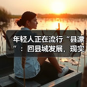 年轻人正在流行“县漂”:回县城发展,现实吗?(图2) 年轻人正在流行“县漂”:回县城发展,现实吗?(图2)