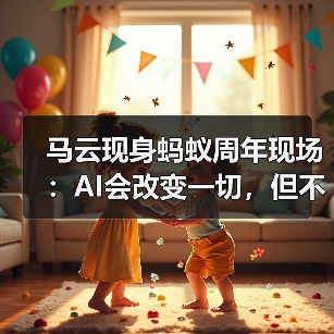 马云现身蚂蚁周年现场：AI会改变一切，但不能决定一切（图4）