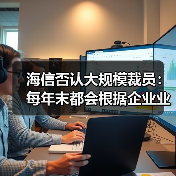 海信否认大规模裁员：每年末都会根据企业业绩和个人绩效适度调整，各层级有进有出（图3）