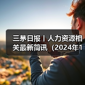 三茅日报丨人力资源相关最新简讯(2024年12月5日)(图3) 三茅日报丨人力资源相关最新简讯(2024年12月5日)(图3)