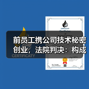 前员工携公司技术秘密创业,法院判决:构成侵权(图4) 前员工携公司技术秘密创业,法院判决:构成侵权(图4)
