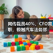 网传裁员40%、CFO离职,极越汽车法务部:消息不实,已举报(图4) 网传裁员40%、CFO离职,极越汽车法务部:消息不实,已举报(图4)