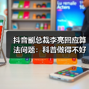 抖音副总裁李亮回应算法问题:科普做得不好,透明度不够(图4) 抖音副总裁李亮回应算法问题:科普做得不好,透明度不够(图4)