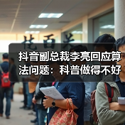 抖音副总裁李亮回应算法问题:科普做得不好,透明度不够(图3) 抖音副总裁李亮回应算法问题:科普做得不好,透明度不够(图3)