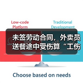 未签劳动合同,外卖员送餐途中受伤算“工伤”吗?(图2) 未签劳动合同,外卖员送餐途中受伤算“工伤”吗?(图2)