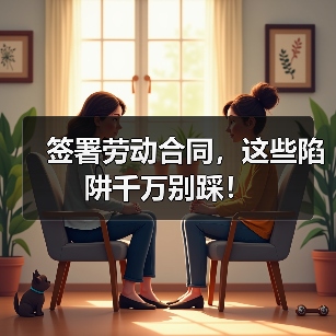 签署劳动合同,这些陷阱千万别踩!(图2) 签署劳动合同,这些陷阱千万别踩!(图2)
