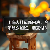 上海人社最新回应：今年除夕加班，要支付3倍工资！不能补休替代（图1）