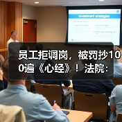 员工拒调岗,被罚抄100遍《心经》!法院:职场霸凌,赔12.5万!(图3) 员工拒调岗,被罚抄100遍《心经》!法院:职场霸凌,赔12.5万!(图3)