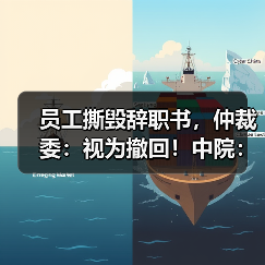 员工撕毁辞职书,仲裁委:视为撤回!中院:错,撤销裁决(图4) 员工撕毁辞职书,仲裁委:视为撤回!中院:错,撤销裁决(图4)