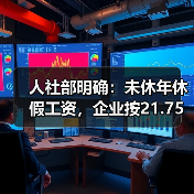 人社部明确:未休年休假工资,企业按21.75天折算,事业单位按261天折算(图2) 人社部明确:未休年休假工资,企业按21.75天折算,事业单位按261天折算(图2)