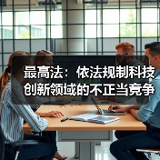 最高法：依法规制科技创新领域的不正当竞争和垄断行为（图1）