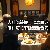 人社部答复:《离职证明》与《解除劳动合同证明书》是否可互相替代?(图1) 人社部答复:《离职证明》与《解除劳动合同证明书》是否可互相替代?(图1)
