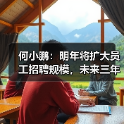 何小鹏:明年将扩大员工招聘规模,未来三年行业将进入淘汰赛阶段(图2) 何小鹏:明年将扩大员工招聘规模,未来三年行业将进入淘汰赛阶段(图2)