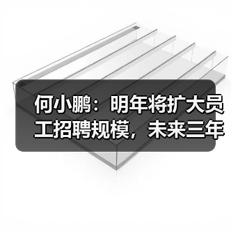 何小鹏:明年将扩大员工招聘规模,未来三年行业将进入淘汰赛阶段(图4) 何小鹏:明年将扩大员工招聘规模,未来三年行业将进入淘汰赛阶段(图4)