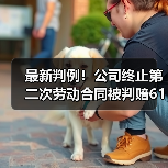 最新判例!公司终止第二次劳动合同被判赔61万(二审判决)(图1) 最新判例!公司终止第二次劳动合同被判赔61万(二审判决)(图1)