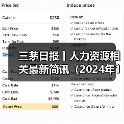 三茅日报丨人力资源相关最新简讯(2024年12月27日)(图2) 三茅日报丨人力资源相关最新简讯(2024年12月27日)(图2)