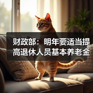 财政部：明年要适当提高退休人员基本养老金（图3）