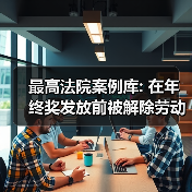 最高法院案例库: 在年终奖发放前被解除劳动关系还能主张年终奖吗？（图4）