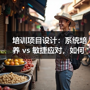 培训项目设计:系统培养 vs 敏捷应对,如何配比?(图1) 培训项目设计:系统培养 vs 敏捷应对,如何配比?(图1)
