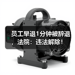 员工早退1分钟被辞退,法院:违法解除!(图1) 员工早退1分钟被辞退,法院:违法解除!(图1)