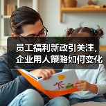 员工福利新政引关注,企业用人策略如何变化?(图1) 员工福利新政引关注,企业用人策略如何变化?(图1)