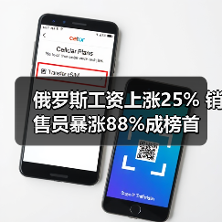 俄罗斯工资上涨25% 销售员暴涨88%成榜首（图3）