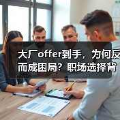 大厂offer到手,为何反而成困局?职场选择背后真相曝光(图3) 大厂offer到手,为何反而成困局?职场选择背后真相曝光(图3)