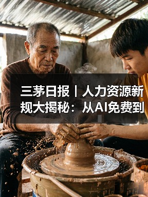 三茅日报丨人力资源新规大揭秘:从AI免费到强制结婚?(图2) 三茅日报丨人力资源新规大揭秘:从AI免费到强制结婚?(图2)