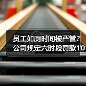 员工如厕时间被严管？公司规定六时段罚款100元引热议（图3）