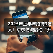 2025年上半年招聘3万人!京东物流启动“开年招聘计划”(图1) 2025年上半年招聘3万人!京东物流启动“开年招聘计划”(图1)