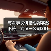 写董事长讲话心得字数不符,武汉一公司381名员工被罚款(图3) 写董事长讲话心得字数不符,武汉一公司381名员工被罚款(图3)