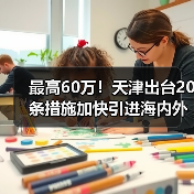 最高60万!天津出台20条措施加快引进海内外优秀人才(图3) 最高60万!天津出台20条措施加快引进海内外优秀人才(图3)