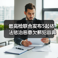 最高检联合发布5起依法惩治恶意欠薪犯罪典型案例(图4) 最高检联合发布5起依法惩治恶意欠薪犯罪典型案例(图4)