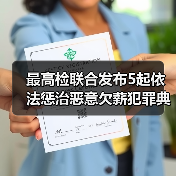 最高检联合发布5起依法惩治恶意欠薪犯罪典型案例(图2) 最高检联合发布5起依法惩治恶意欠薪犯罪典型案例(图2)