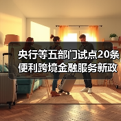 央行等五部门试点20条便利跨境金融服务新政(图2) 央行等五部门试点20条便利跨境金融服务新政(图2)