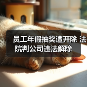 员工年假抽奖遭开除 法院判公司违法解除(图2) 员工年假抽奖遭开除 法院判公司违法解除(图2)