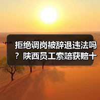 拒绝调岗被辞退违法吗?陕西员工索赔获赔十万元案例解析(图3) 拒绝调岗被辞退违法吗?陕西员工索赔获赔十万元案例解析(图3)